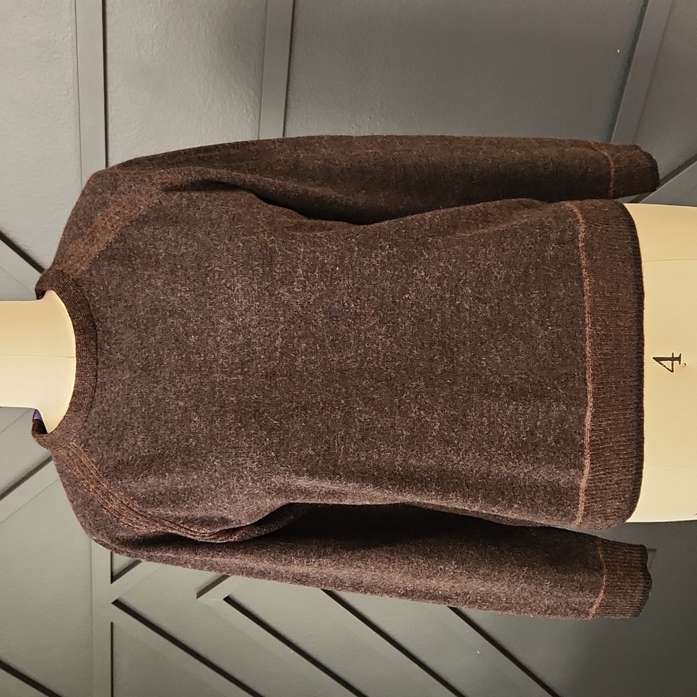 {Robert Graham} Men's Brown Wool Sweater Size Small